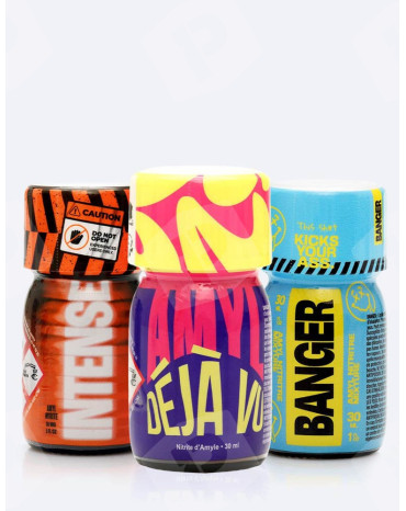 Pack Poppers Trio Conhecedor XL - 30 ml