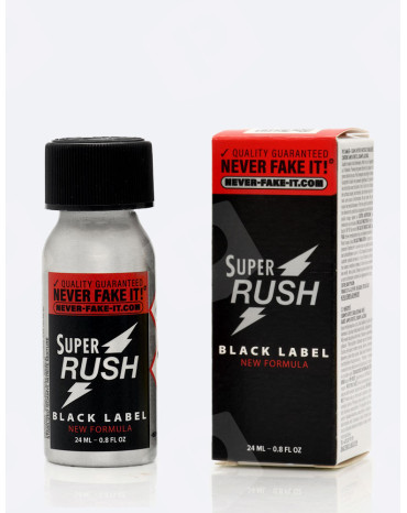 Poppers Super Rush Black Label - 24 ml