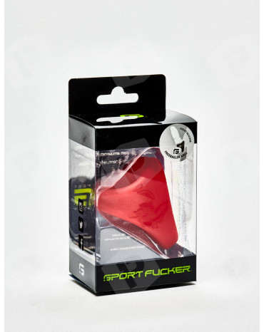 Cockring + Ballstretcher silicone vermelho - Sport Fucker