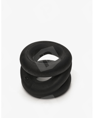 Cockring em forma de Z: pénis + testículos Oxballs