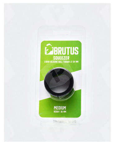 Ballstretcher Squeezer tamanho M - Brutus - Silicone - Preto