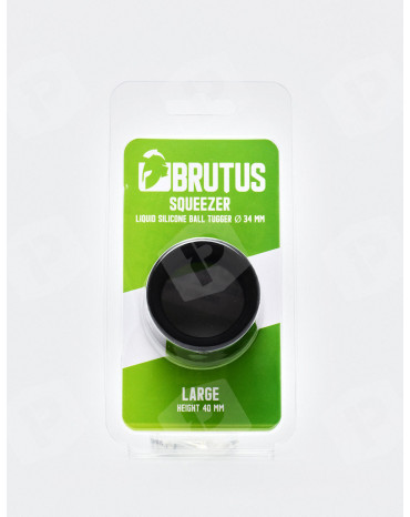 Ballstretcher Squeezer tamanho L - Brutus - Silicone - Preto