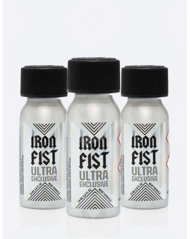 Pack Poppers Iron Fist Ultra Exclusive 24 ml x 3