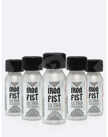 Pack de 5 Poppers amilo Iron Fist Ultra Exclusive 24 ml