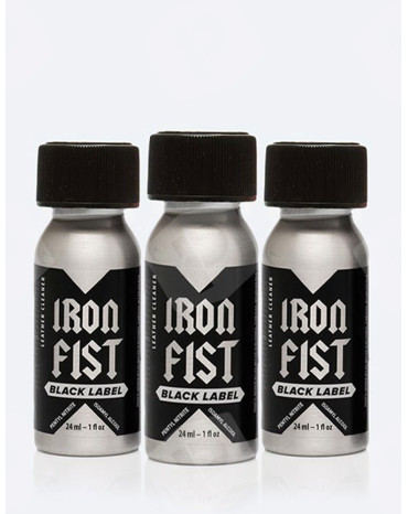 3 Iron Fist Black Label 24 ml |Euro Poppers Portugal